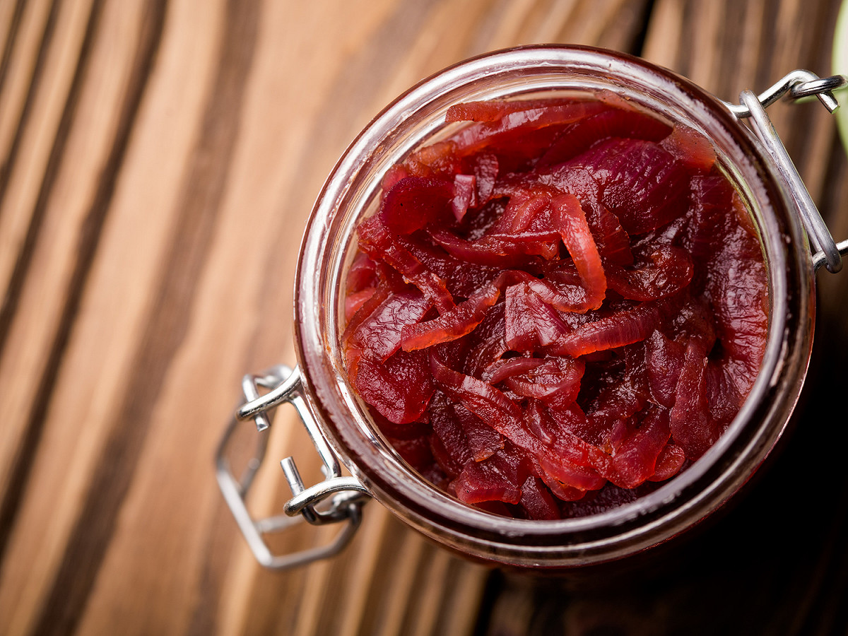 Confiture d'oignon à la grenadine